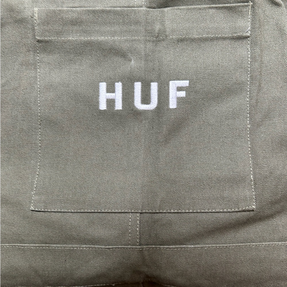 Olive Green Overalls - Picture 2 of 2